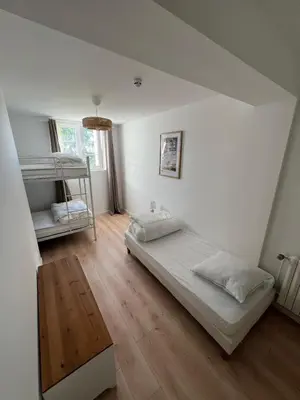 Un ou plusieurs lits dans un hébergement de l'établissement Grande maison avec piscine 13 couchages proche Paris