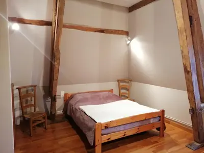 Un ou plusieurs lits dans un hébergement de l'établissement Le Château d'Ognies