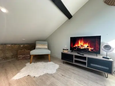 Télévision ou salle de divertissement dans l'établissement C Copenhague - charmant studio proche centre-ville