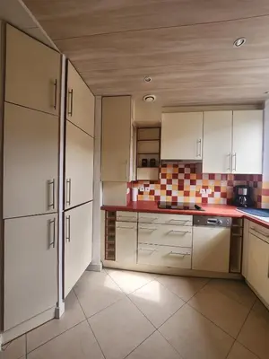 Cuisine ou kitchenette dans l'établissement T3 Le logis de Martin - city center - near Ducale Place with parking space