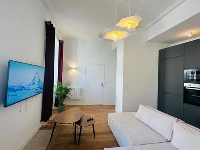 Télévision ou salle de divertissement dans l'établissement Hyper Centre Cathédrale Boulingrin 101
