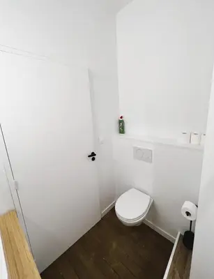 Salle de bains dans l'établissement PINK - Cosy studio au cœur de Reims