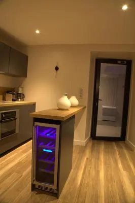 Cuisine ou kitchenette dans l'établissement Le Clos Des Coteaux