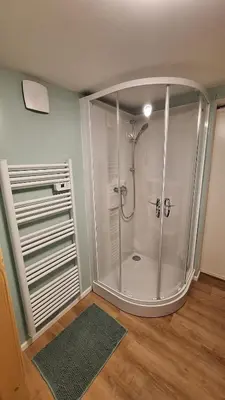Salle de bains dans l'établissement Appartement spacieux tout équipé au coeur de l'avesnois