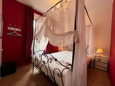 Un ou plusieurs lits dans un hébergement de l'établissement E - La bulle de champagne T3 proche centre-ville