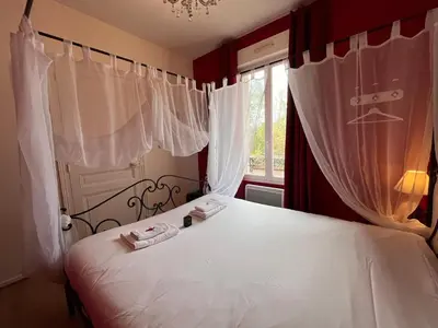 Un ou plusieurs lits dans un hébergement de l'établissement E - La bulle de champagne T3 proche centre-ville