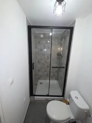 Salle de bains dans l'établissement Sweet Cocon Studio