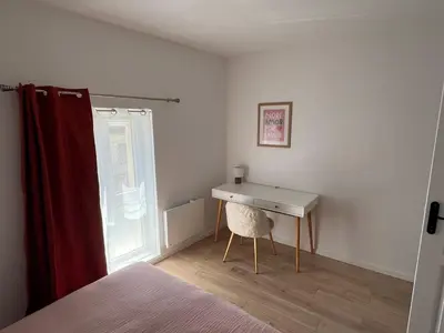 Un ou plusieurs lits dans un hébergement de l'établissement Maison idéale famille, 6 pers - Disney 15 min