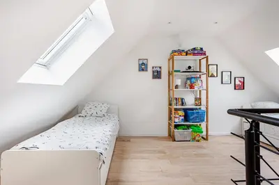 Un ou plusieurs lits dans un hébergement de l'établissement Maison idéale famille, 6 pers - Disney 15 min
