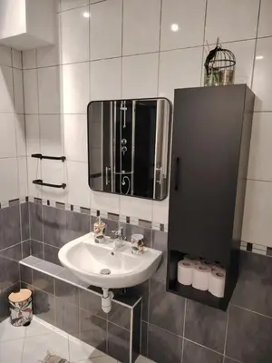 Salle de bains dans l'établissement Grand appartement familial 47m2 au 1er etage