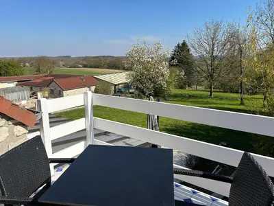 Balcon ou terrasse dans l'établissement Duplex privatif, Piscine et Spa