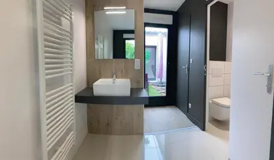 Salle de bains dans l'établissement Villa D'Aÿ-Champagne