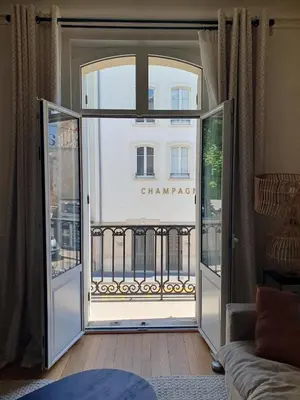 Balcon ou terrasse dans l'établissement L'Alchimiste Centre d'Epernay