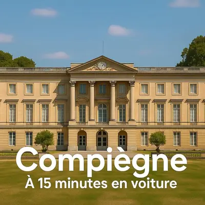 Plan de l'établissement Maison de Plain-pied à 15 mins de Compiègne