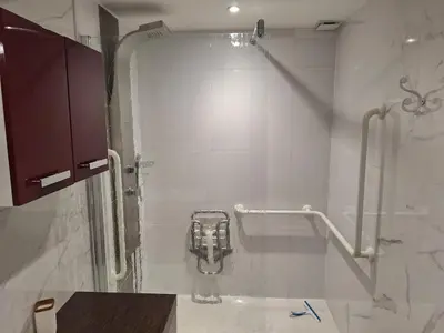 Salle de bains dans l'établissement Gite en Champagne