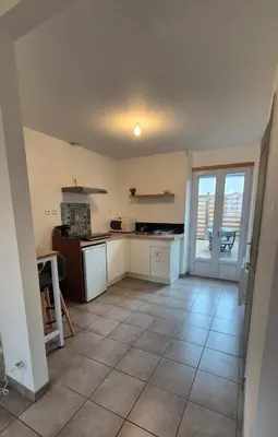 Cuisine ou kitchenette dans l'établissement Studio La Pause d'un Soir