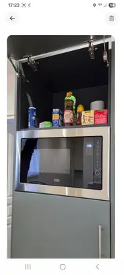 Cuisine ou kitchenette dans l'établissement petite maison Margalice