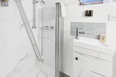 Salle de bains dans l'établissement La parenthèse verte