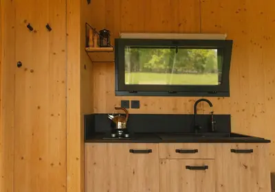 Plan de l'établissement Parcel Tiny House I Richecourt vue Lac