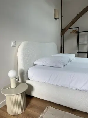 Un ou plusieurs lits dans un hébergement de l'établissement Suite Serment by Collection Aura - 4p - Hypercentre Charleville-Mézières à deux pas de la Place Ducale