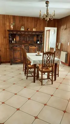Cuisine ou kitchenette dans l'établissement Holiday house in the Ardennes