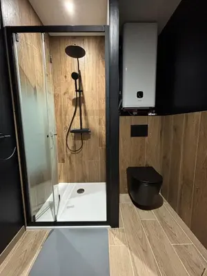 Salle de bains dans l'établissement La Barrique Champenoise - Studio and Terrasse