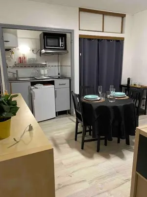 Cuisine ou kitchenette dans l'établissement Appart industrie