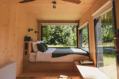 Plan de l'établissement Parcel Tiny House I Richecourt vue Prairie