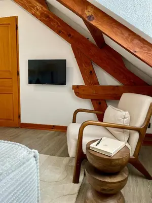 Télévision ou salle de divertissement dans l'établissement L'évidence