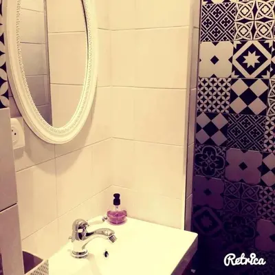 Salle de bains dans l'établissement Ancienne maison de ville en centre, proche gare