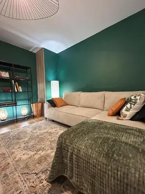 Coin salon dans l'établissement Downtown High Standing Duplex - 