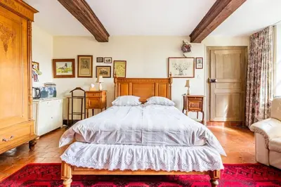 Un ou plusieurs lits dans un hébergement de l'établissement Ferme De Guersignies B&B