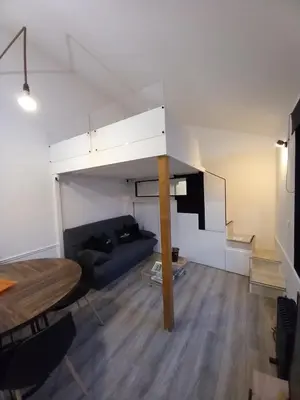 Cuisine ou kitchenette dans l'établissement Champagne - Studio Epernay
