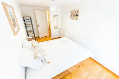 Un ou plusieurs lits dans un hébergement de l'établissement Duplex au coeur du centre