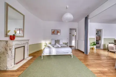Un ou plusieurs lits dans un hébergement de l'établissement Aloe Vera - 3 chambres