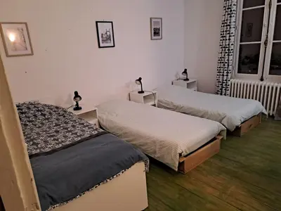 Un ou plusieurs lits dans un hébergement de l'établissement Grand appart 2 chambres - max 6 pers
