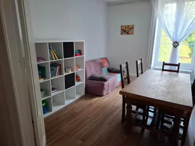 Coin salon dans l'établissement Grand appart 2 chambres - max 6 pers