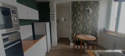 Cuisine ou kitchenette dans l'établissement Le Gobelin Champenois - Appartement - Reims