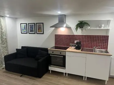 Cuisine ou kitchenette dans l'établissement Mirabelle Parigi