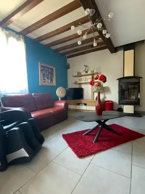 Coin salon dans l'établissement Maison de Nathony