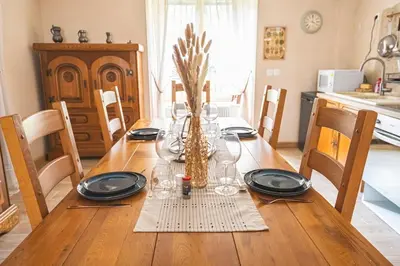 Cuisine ou kitchenette dans l'établissement La Prima Mora maison médiévale au coeur du château