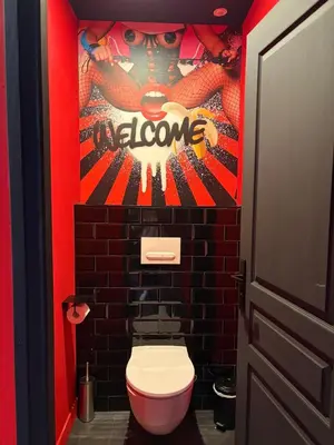 Salle de bains dans l'établissement Spa2Luxe - L Interdite