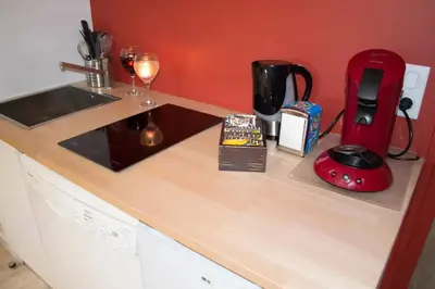 Plateau bouilloire dans l'établissement Appartement cosy à Charleville-Mézières, 60 m² avec vue