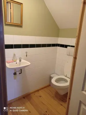 Salle de bains dans l'établissement Gîte de la Gagée