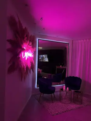 Coin salon dans l'établissement Cosy Love Room