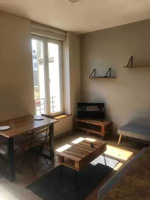 Coin salon dans l'établissement Appartement hyper centre