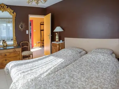 Un ou plusieurs lits dans un hébergement de l'établissement Holiday Home Gite du col vert by Interhome