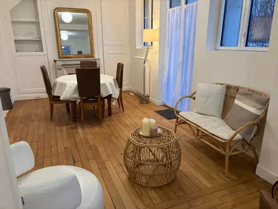 Coin salon dans l'établissement Le Clos Saint-Crépin, votre maison de charme