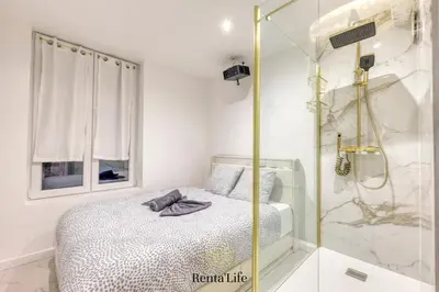 Salle de bains dans l'établissement Meldois Saint Remy - Centre ville - 25 min Disney