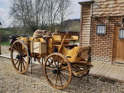 Plan de l'établissement Chariot de Pionnier avec Terrasse - Pour 5 personnes - API-1-52-1489